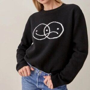 Reformation Mixed Emotions Sweater — XS